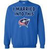 Columbus Blue Jackets T Shirt I Married Into This T Shirts Hoodie