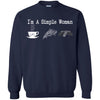 SAN ANTONIO SPURS T Shirt Hoodie I Am A Simple Woman Love Coffe Pizza SAN ANTONIO SPURS