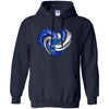 St. Louis Blues T Shirt Hoodie Color Water Heart