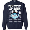 Daddy Shark Oakland Raiders T Shirt Hoodie Ugly Christmas Sweater Daddy Shark Doo Doo Doo