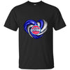 DETROIT PISTONS T Shirt Hoodie Color Water Heart