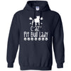 Pitbull T Shirts Hoodie  Crazy Pit Bull Lady