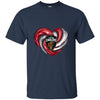 CLEVELAND CAVALIERS T Shirt Hoodie Color Water Heart