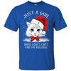 Cats Citadel Bulldogs T Shirt Hoodie Ugly Christmas Sweater Just A Girl Who Loves Cats And Christmas