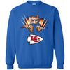 Wolverine Kansas City Chiefs T-Shirts Hoodie Ugly Christmas Sweater