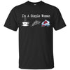 Colorado Avalanche T Shirt Hoodie I Am A Simple Woman Love Coffe Pizza Colorado Avalanche