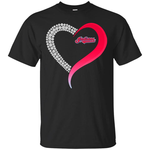 Cleveland Indians T Shirts Hoodie Love Heart