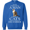 Cats T Shirts Hoodie  Never Underestimate A Man Who Loves Cats  DECEMBER