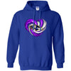 Baltimore Ravens T Shirt Hoodie Color Water Heart