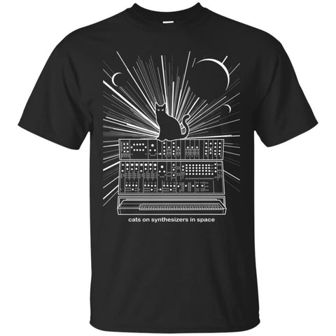 Cat Synthetizer T Shirts Hoodie