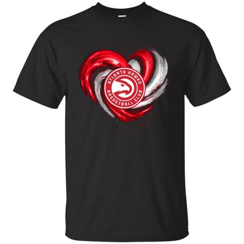 ATLANTA HAWKS T Shirt Hoodie Color Water Heart