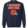 CLEVELAND BROWNS T Shirt I Married Into This T Shirts Hoodie