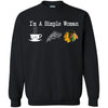 Chicago Blackhawks T Shirt Hoodie I Am A Simple Woman Love Coffe Pizza Chicago Blackhawks