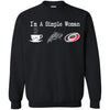 Carolina Hurricanes T Shirt Hoodie I Am A Simple Woman Love Coffe Pizza Carolina Hurricanes