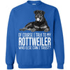 Rottweiler T Shirts Hoodie  Of Course I Talk To