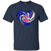 DETROIT PISTONS T Shirt Hoodie Color Water Heart