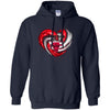 CHICAGO BULLS T Shirt Hoodie Color Water Heart
