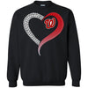 Washington Nationals T Shirts Hoodie Love Heart