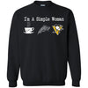 Pittsburgh Penguins T Shirt Hoodie I Am A Simple Woman Love Coffe Pizza Pittsburgh Penguins