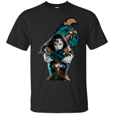 Coastal Carolina Chanticleers Wonder Woman Women Rights Women March T Shirts Hoodie