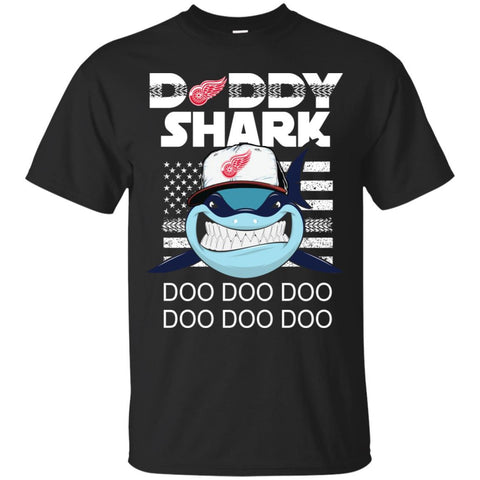 Daddy Shark Detroit Red Wings T Shirt Hoodie Ugly Christmas Sweater Daddy Shark Doo Doo Doo