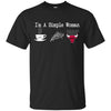 CHICAGO BULLS T Shirt Hoodie I Am A Simple Woman Love Coffe Pizza CHICAGO BULLS
