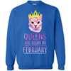QUEENS CAT FEBRUARY T-Shirts Hoodie Ugly Christmas Sweater
