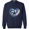 Dallas Cowboys T Shirt Hoodie Color Water Heart