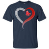 Boston Red Sox T Shirts Hoodie Love Heart