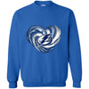 Tampa Bay Lightning T Shirt Hoodie Color Water Heart