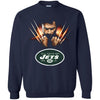 Wolverine NEW YORK JETS T-Shirts Hoodie Ugly Christmas Sweater
