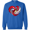 Arizona Coyotes T Shirt Hoodie Color Water Heart