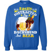 Dachshund T Shirts Hoodie  Funny Dachshund And Beer