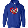San Francisco 49ers T Shirt Hoodie Color Water Heart