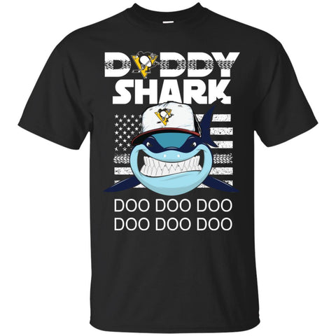 Daddy Shark Pittsburgh Penguins T Shirt Hoodie Ugly Christmas Sweater Daddy Shark Doo Doo Doo