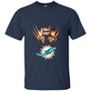 Wolverine MIAMI DOLPHINS T-Shirts Hoodie Ugly Christmas Sweater