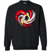 Washington Redskins T Shirt Hoodie Color Water Heart