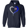 Chicago Cubs T Shirts Hoodie Love Heart