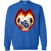 Soccer Tennessee Titans T Shirts Hoodie Fire Heart