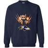 Wolverine Baltimore Ravens T-Shirts Hoodie Ugly Christmas Sweater