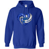 St. Louis Blues T Shirt Hoodie Color Water Heart