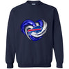 BUFFALO BILLS T Shirt Hoodie Color Water Heart