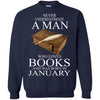 Books T Shirts Hoodie  Never Underestimate A Man JANUARY