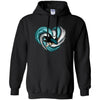 San Jose Sharks T Shirt Hoodie Color Water Heart