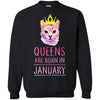 QUEENS CAT JANUARY T-Shirts Hoodie Ugly Christmas Sweater