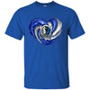 DALLAS MAVERICKS T Shirt Hoodie Color Water Heart