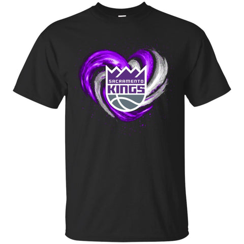 SACRAMENTO KINGS T Shirt Hoodie Color Water Heart