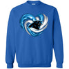 CAROLINA PANTHERS T Shirt Hoodie Color Water Heart