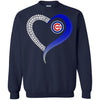 Chicago Cubs T Shirts Hoodie Love Heart