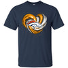 Denver Broncos T Shirt Hoodie Color Water Heart